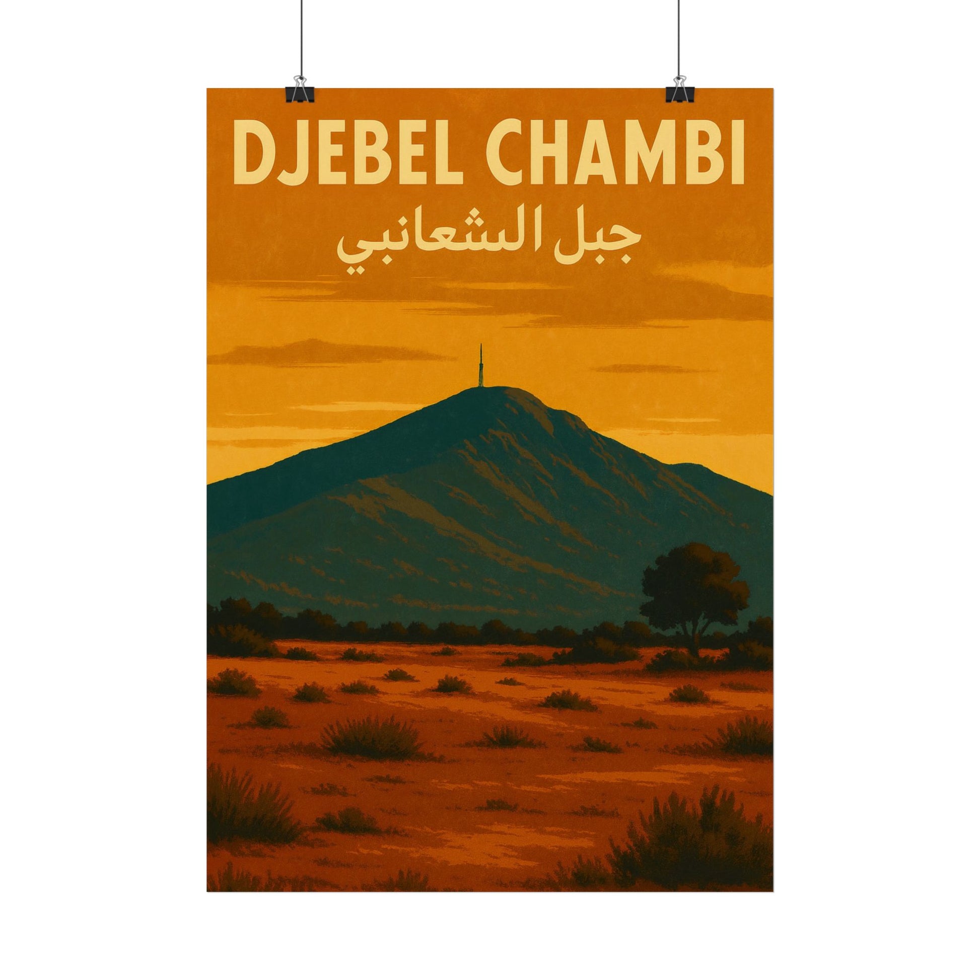 DJEBEL CHAMBI - Poster