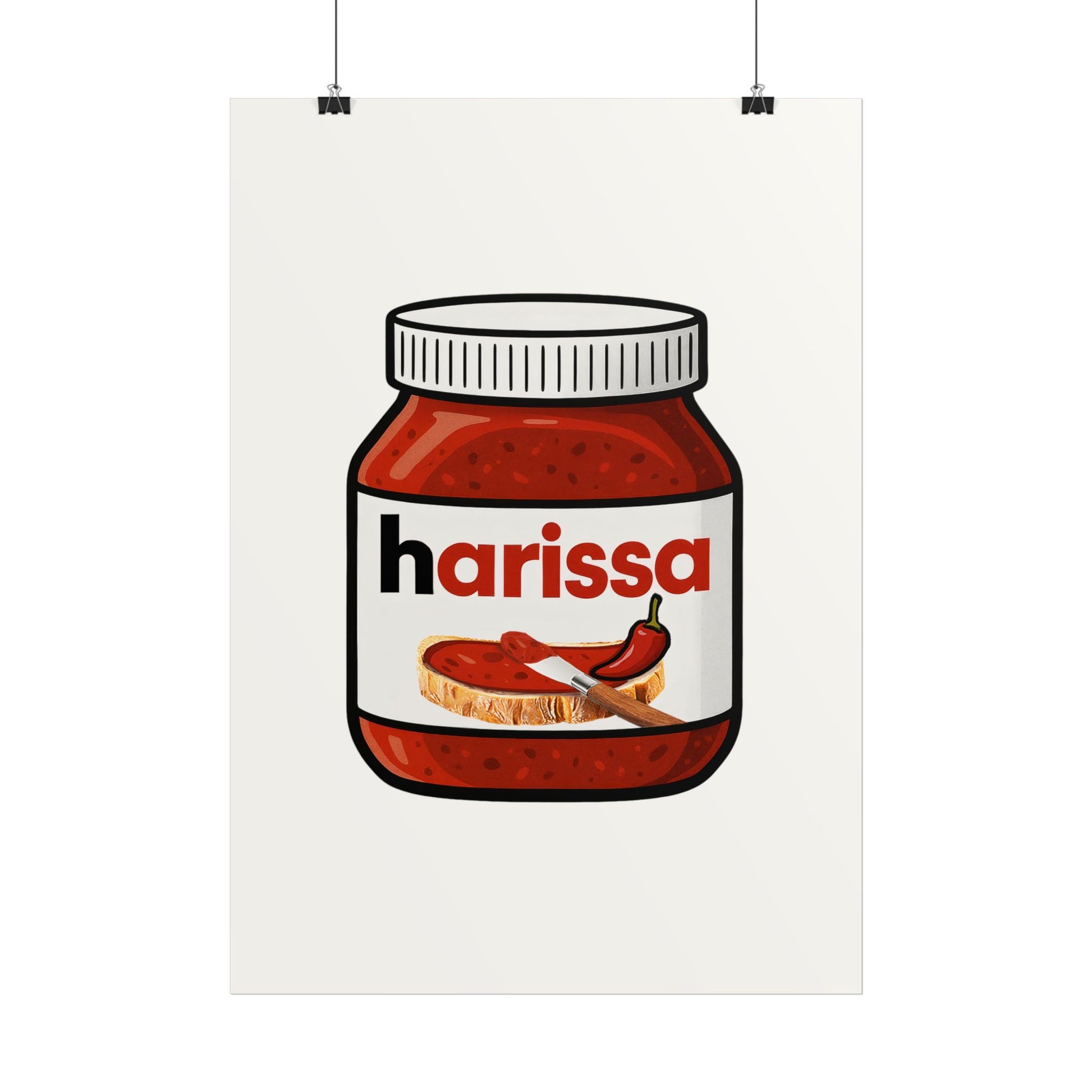 Harissa Nutella - Poster