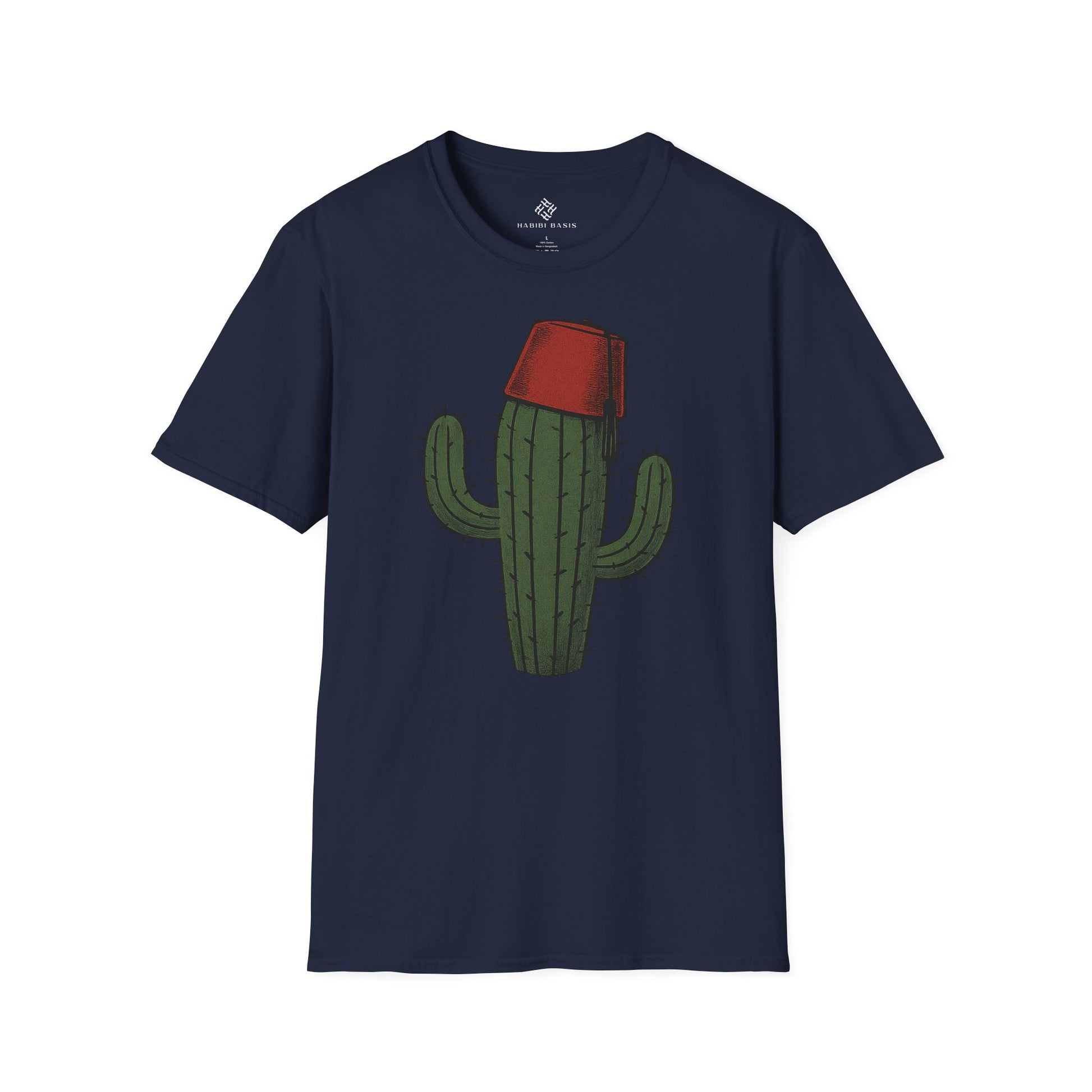 Kaktus mit Hut - T-Shirt (Unisex)