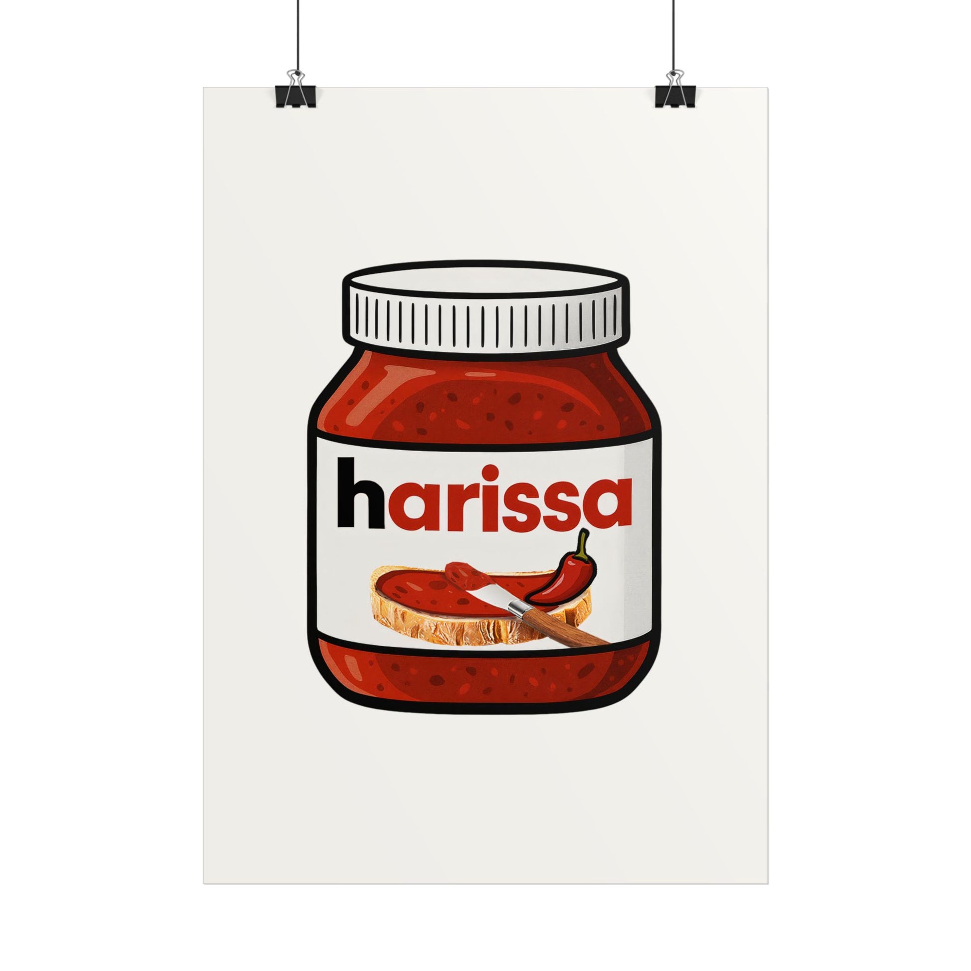Harissa Nutella - Poster