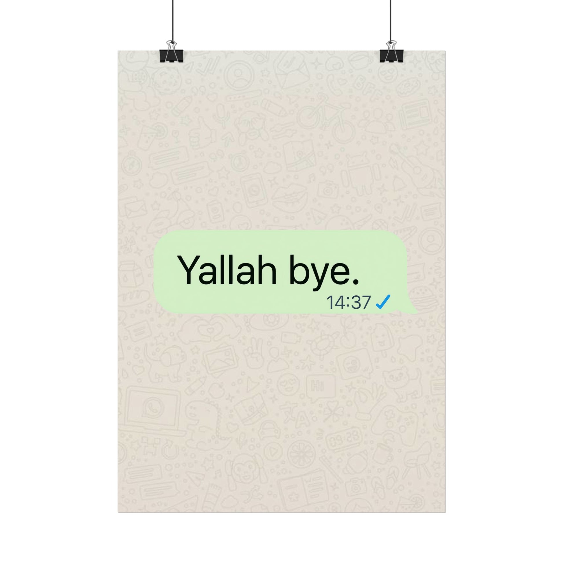 Yallah bye - Poster