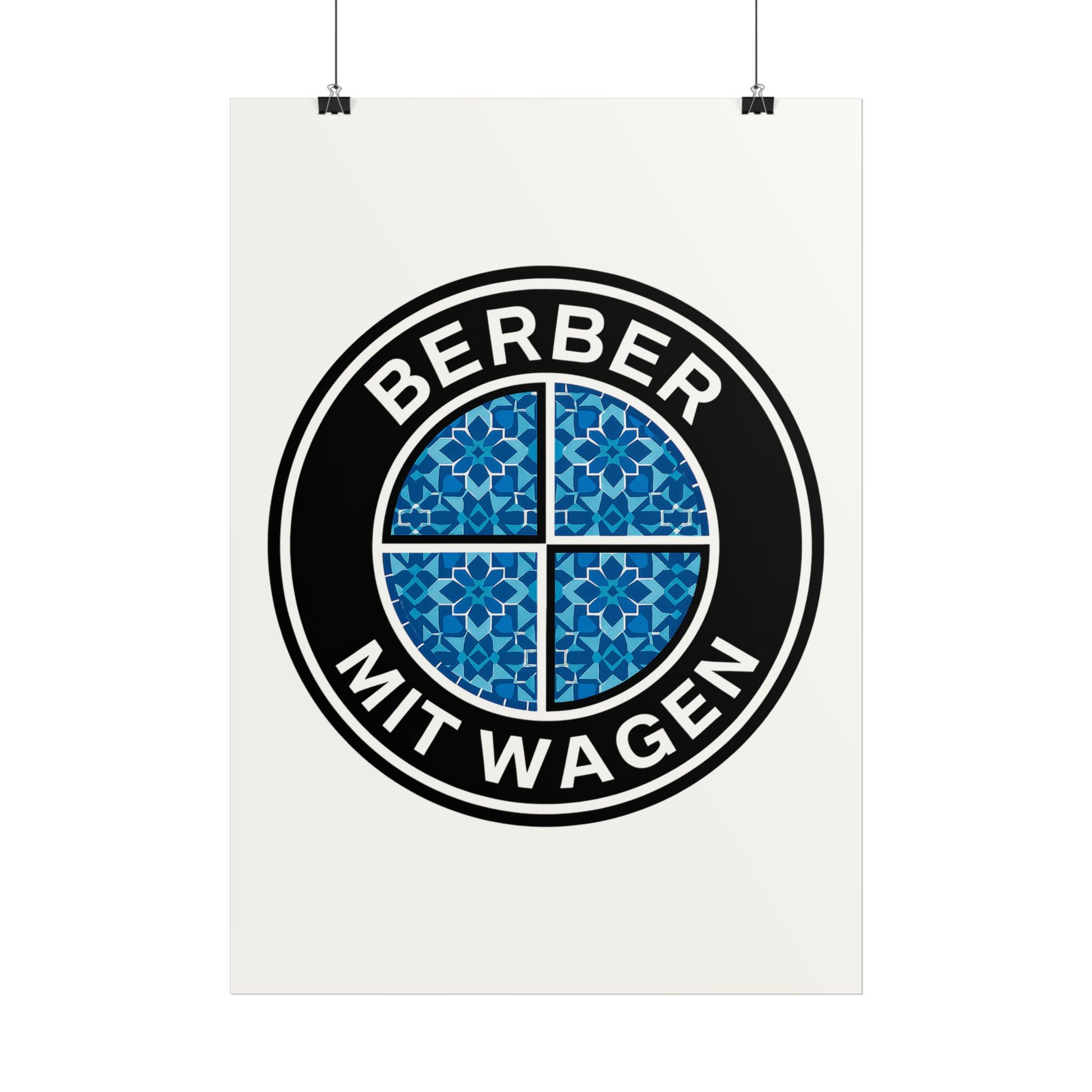 Berber mit Wagen - Poster