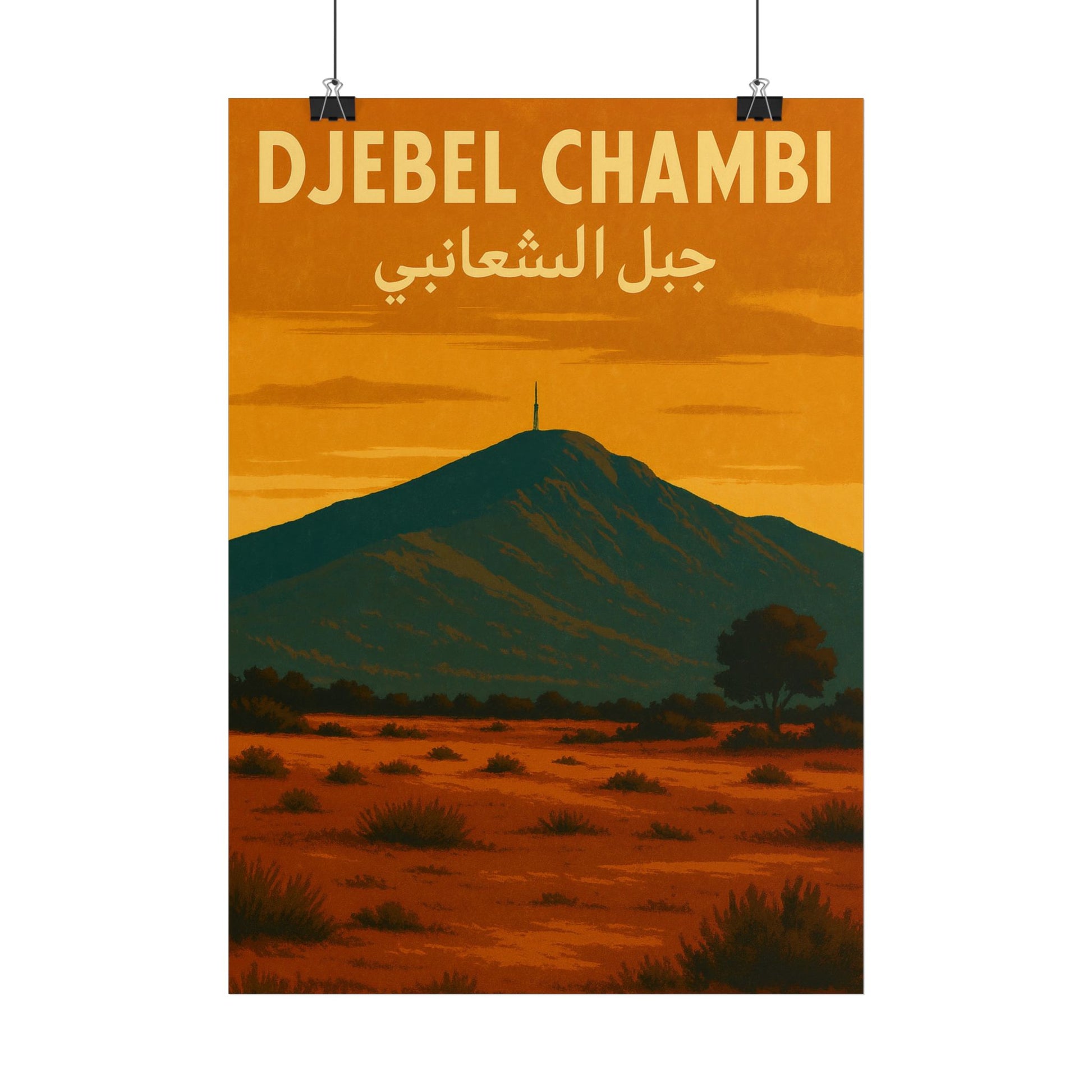 DJEBEL CHAMBI - Poster