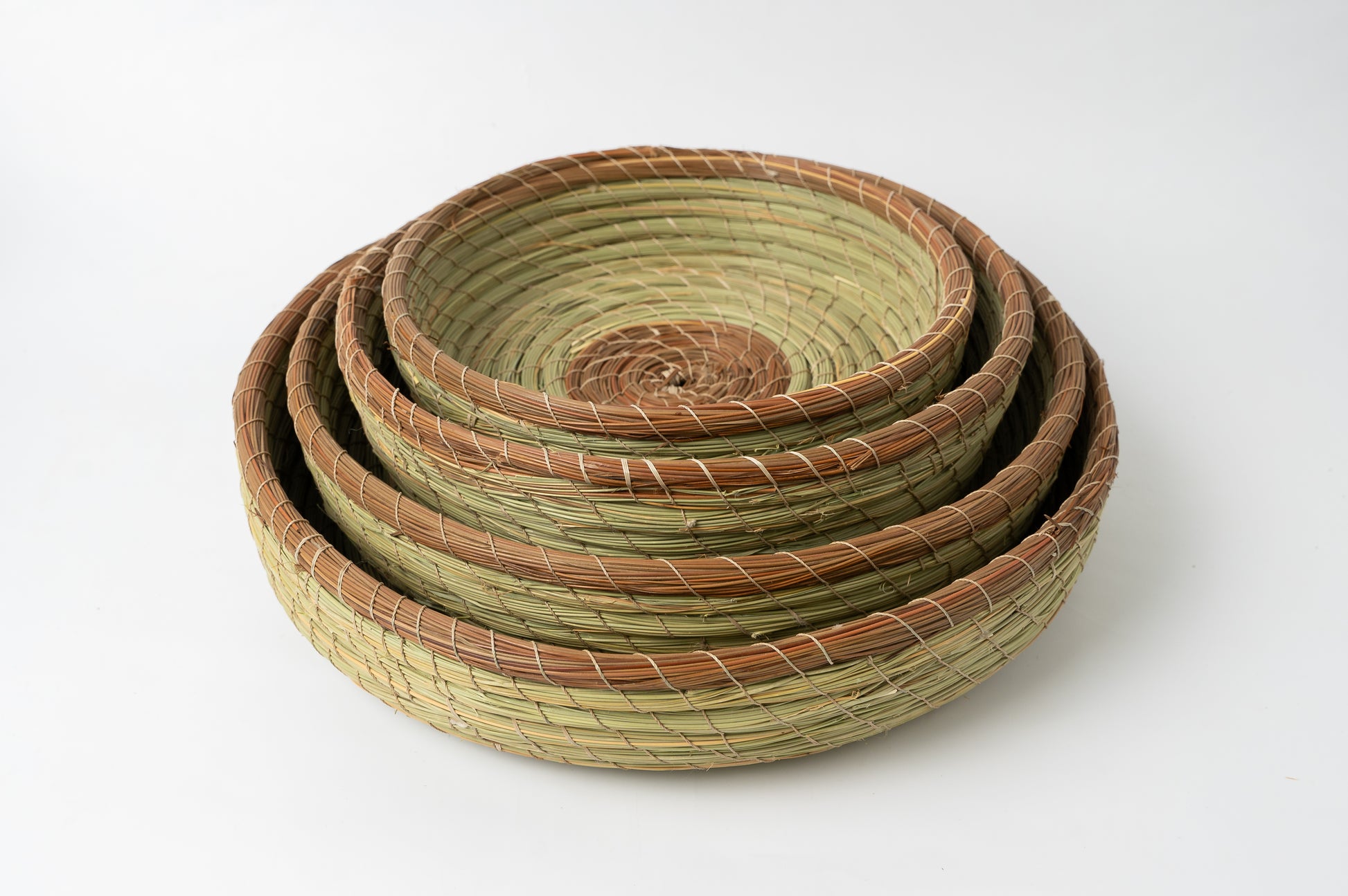Halfa-Schalenset (4-teilig) – Handgemachte Unikate aus Naturfasern