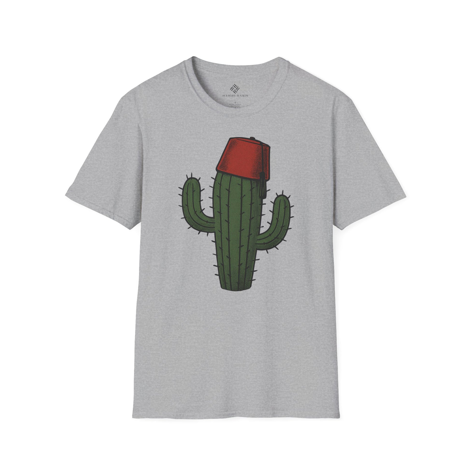 Kaktus mit Hut - T-Shirt (Unisex)