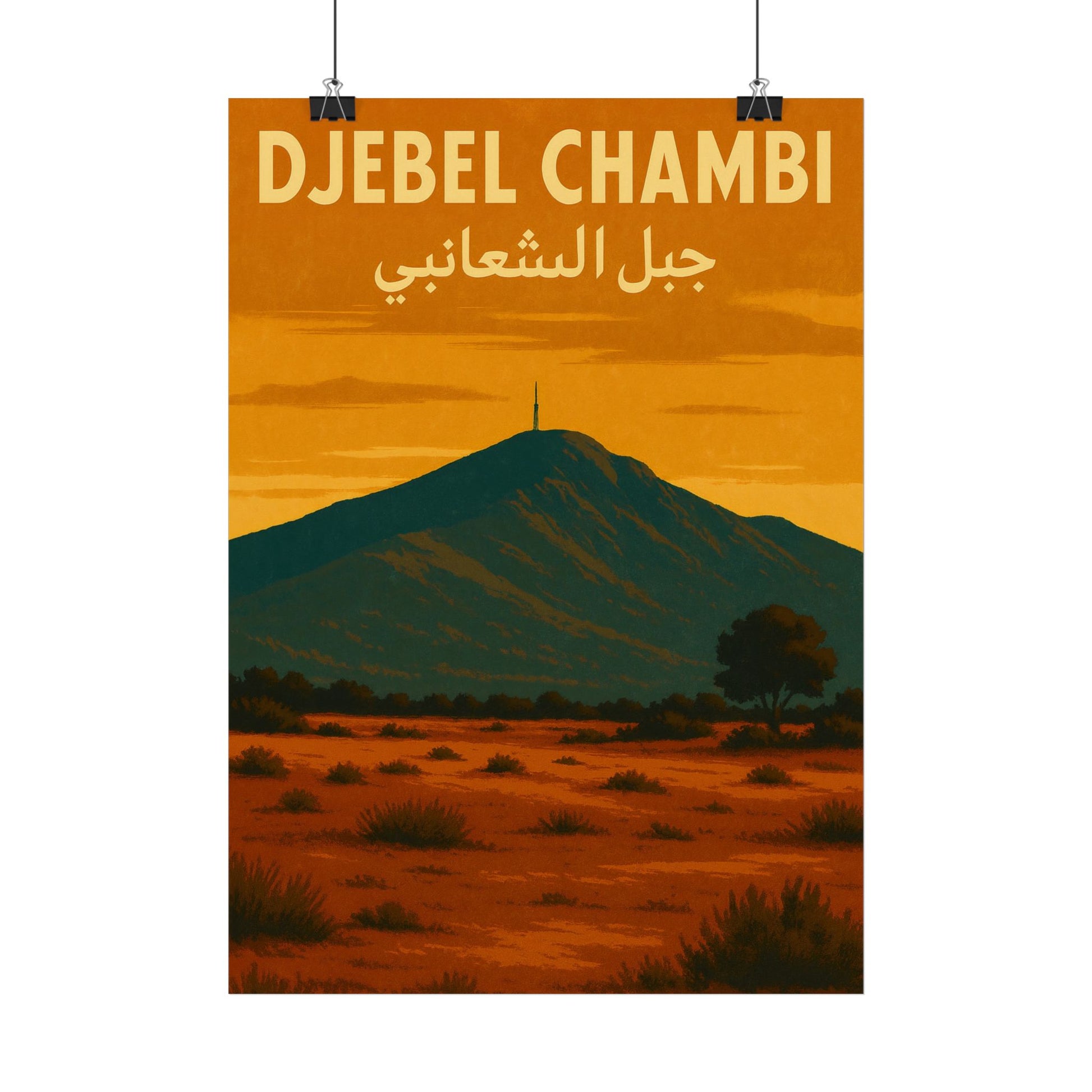DJEBEL CHAMBI - Poster