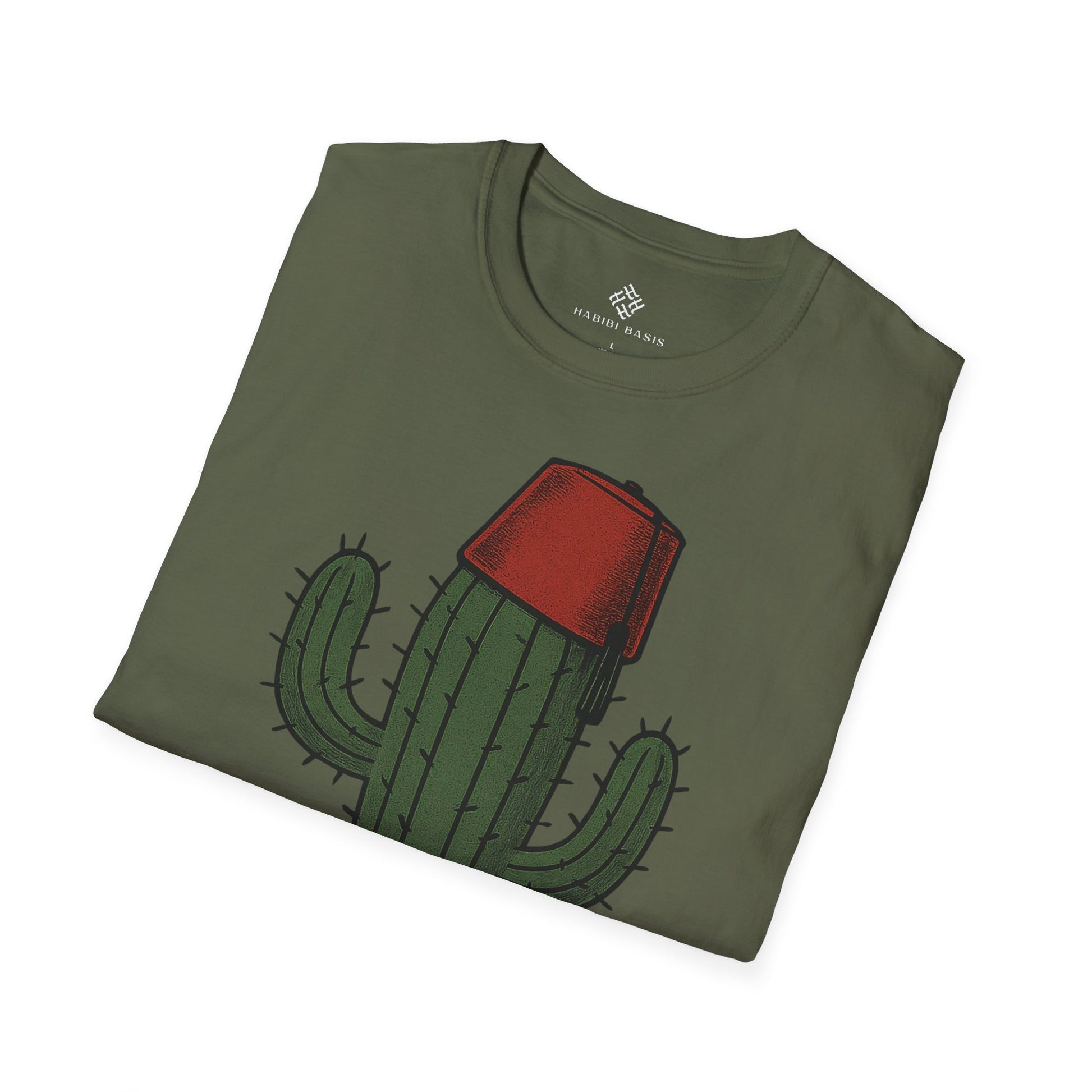Kaktus mit Hut - T-Shirt (Unisex)