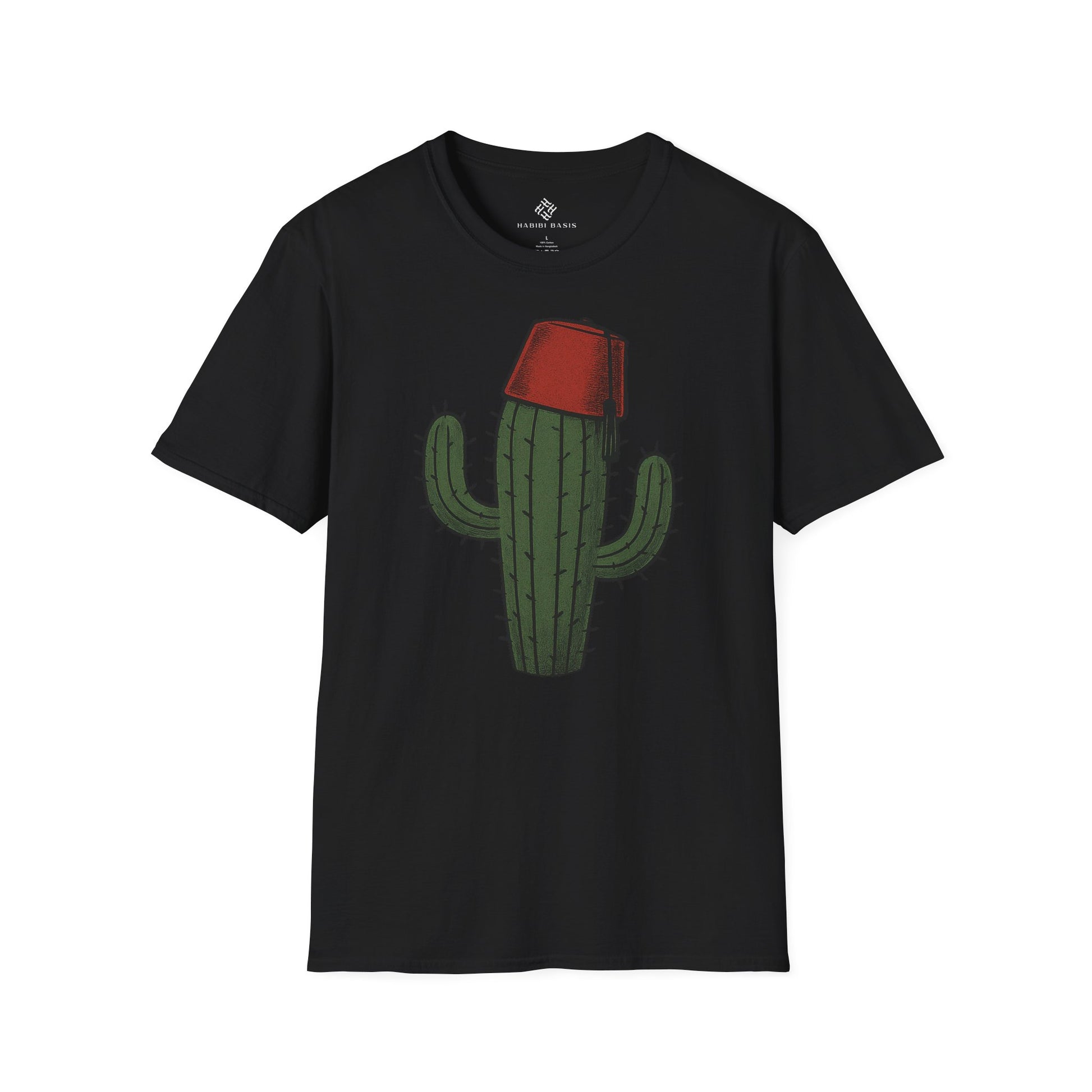 Kaktus mit Hut - T-Shirt (Unisex)