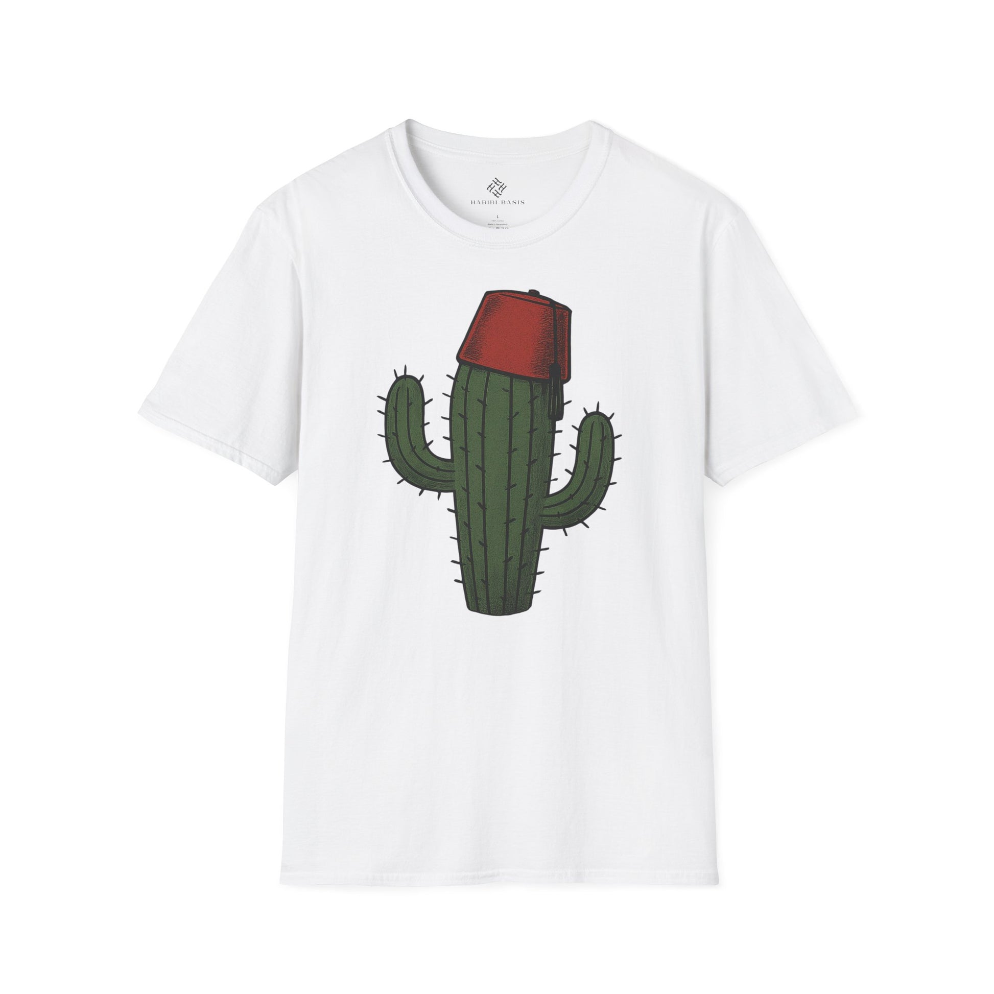 Kaktus mit Hut - T-Shirt (Unisex)