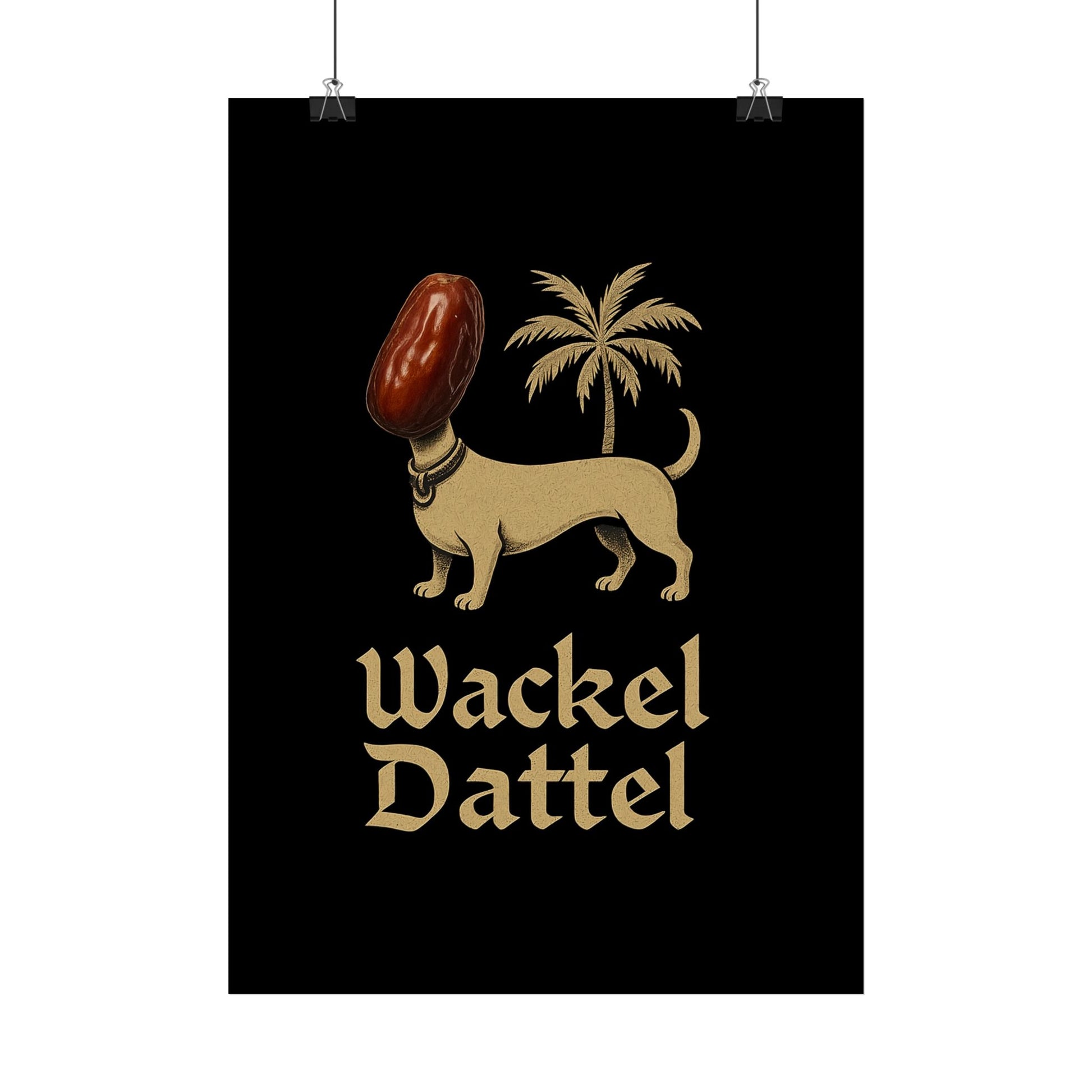 Wackel Dattel - Poster