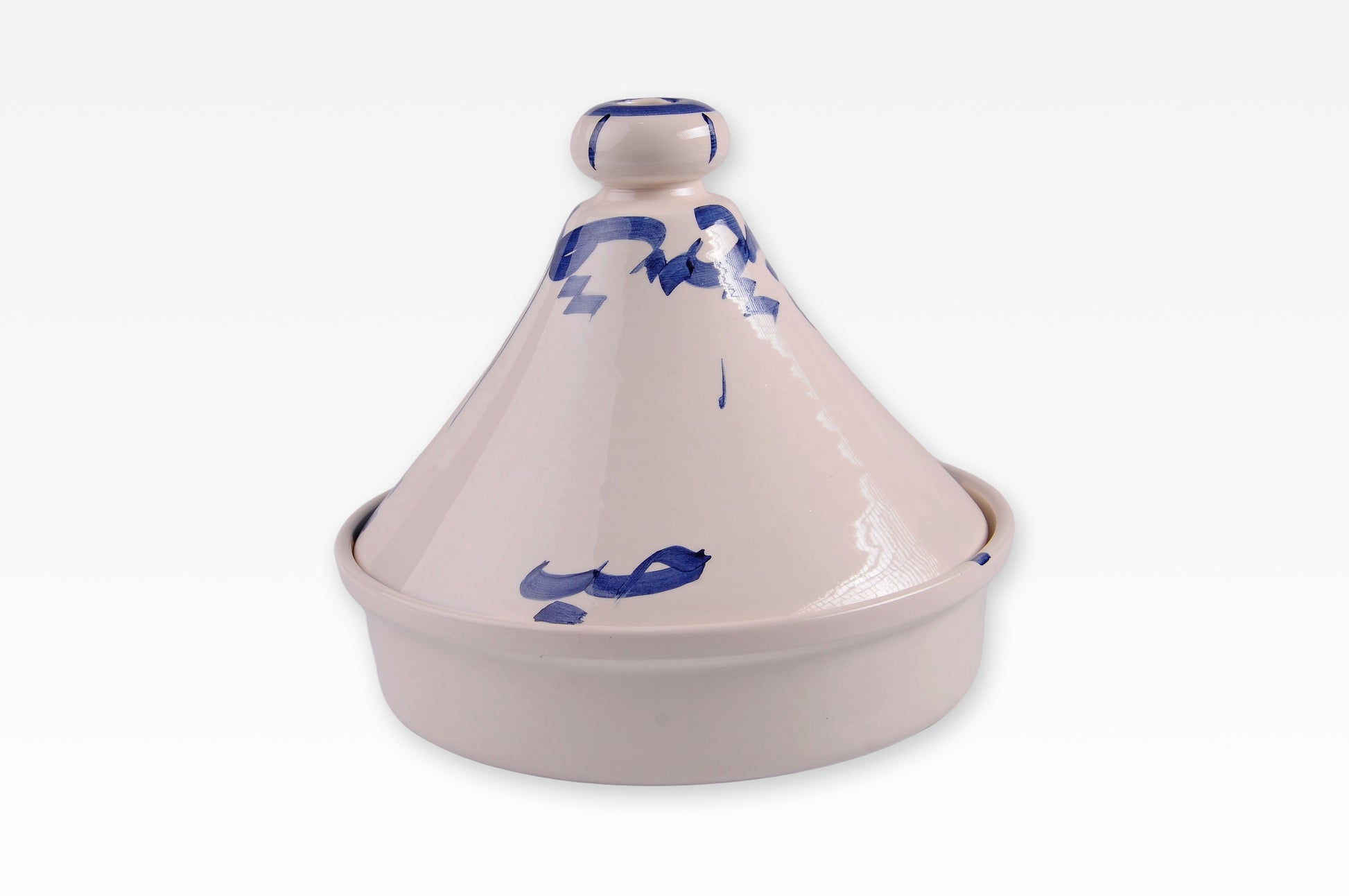 Traditionelle Tajine aus Keramik – handbemalt & einzigartig (4 veschiedene Muster)