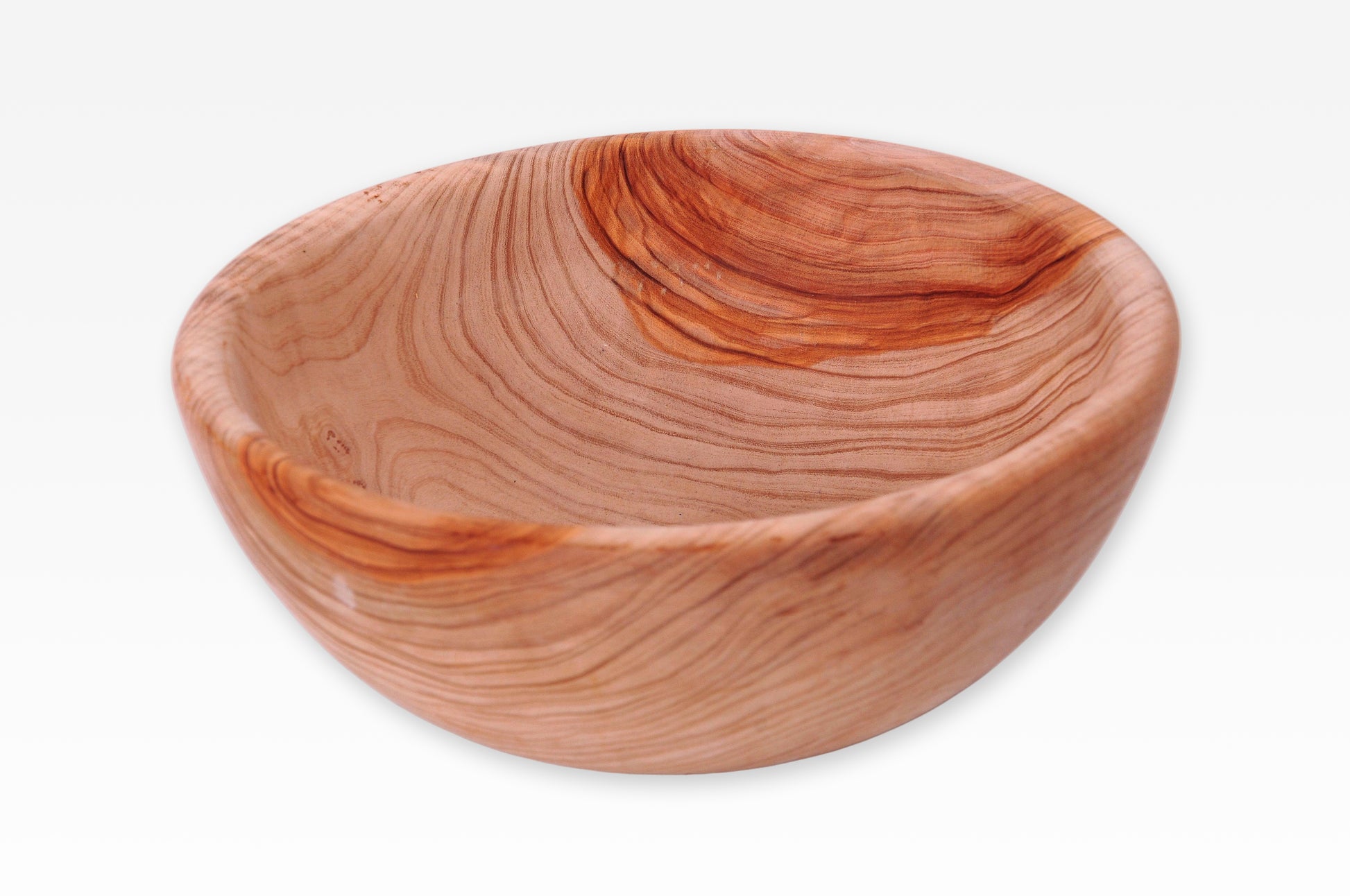 Handgemachte Schale aus Olivenholz – Rund & Edel