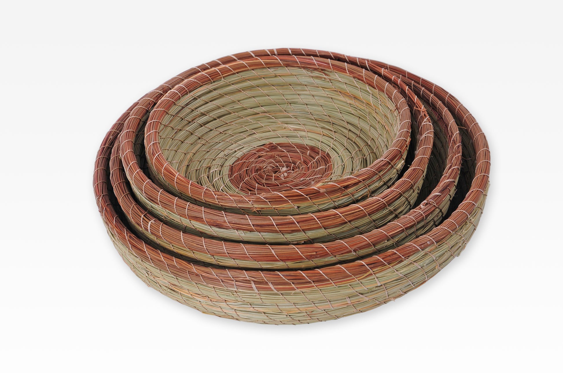 Halfa-Schalenset (4-teilig) – Handgemachte Unikate aus Naturfasern
