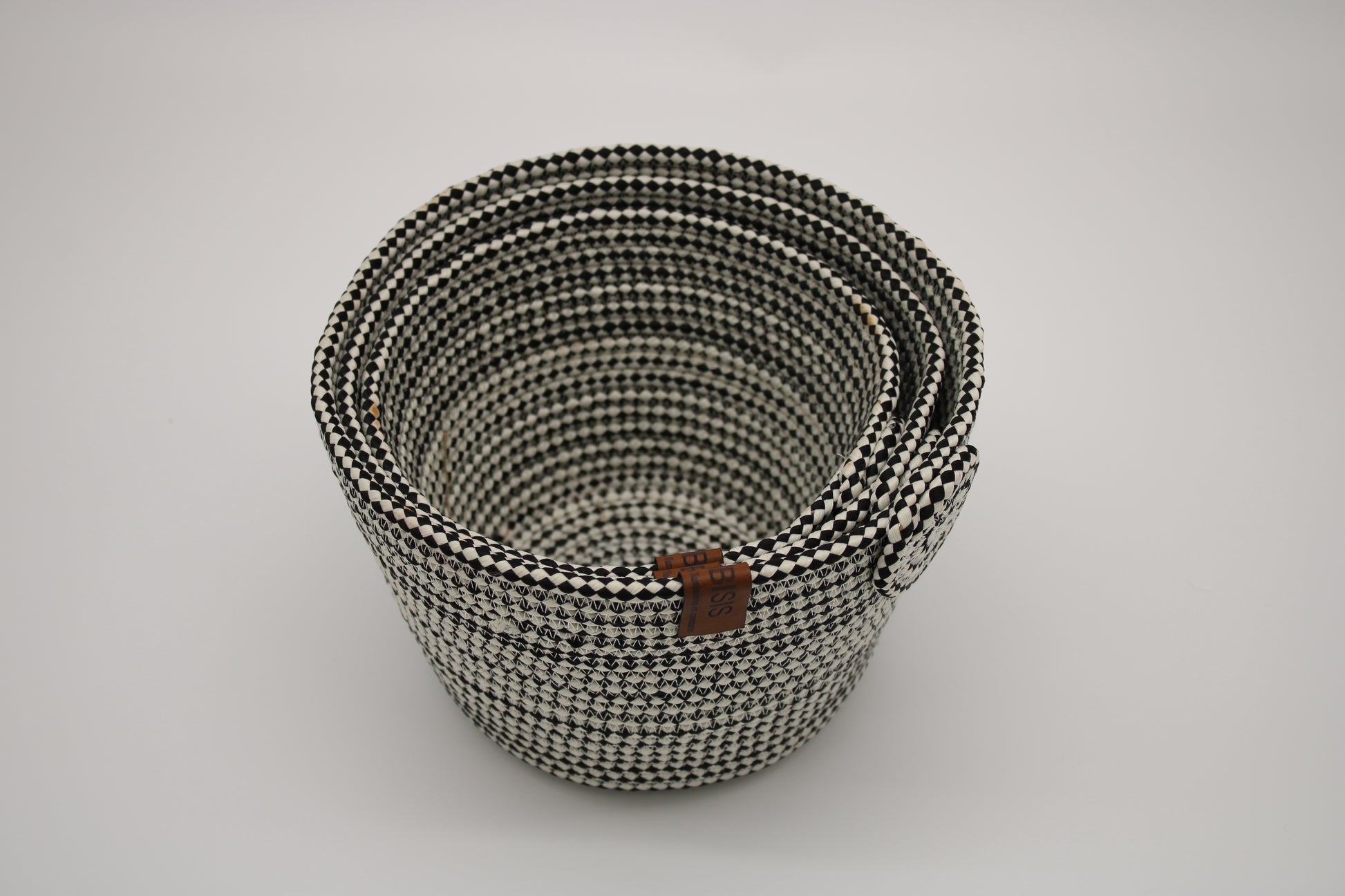 Korb-Set aus Jute – 3-teilig - Handgemacht, in 3 Farben